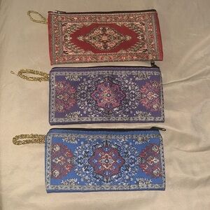 NWOT: Handmade Pencil bag, 3 Colors to Choose From